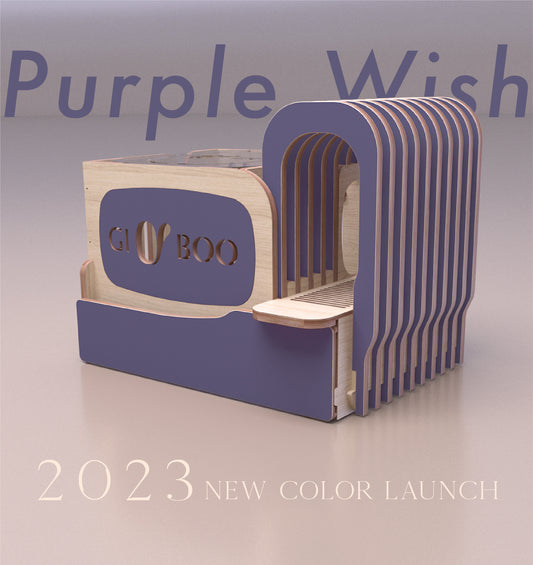貓•豪便所-彩色塗層系列-HaoBien Cat Litter Box-Purple Wish