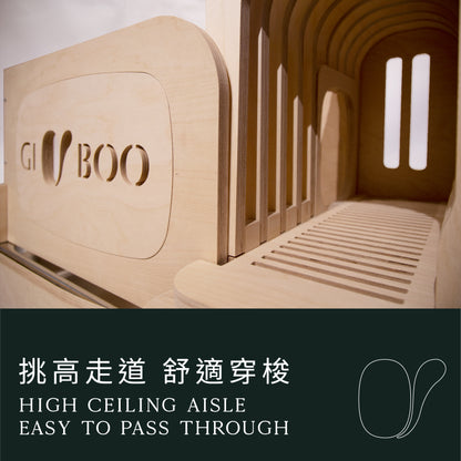 貓•豪便所-無塗層版HaoBien Cat Litter Box ( 原木高階入門款 Classic Version without AURO hard oil )