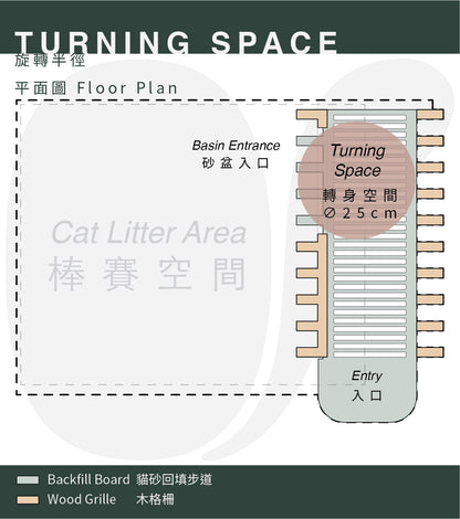 貓•豪便所-天然塗層版HaoBien Cat Litter Box (AURO 天然防水木蠟油塗層款 with AURO Hard Oil )